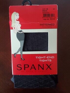 Spanx By Sara Blakely Tight End Tights Size B Body Shaping Patterned Slimming